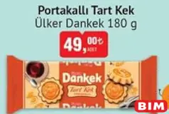 ÜLKER DANKEK PORTAKALLI TART KEK 180 G